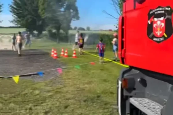 OSP Mikstat zapewniła ochłodę na festynach rodzinnych