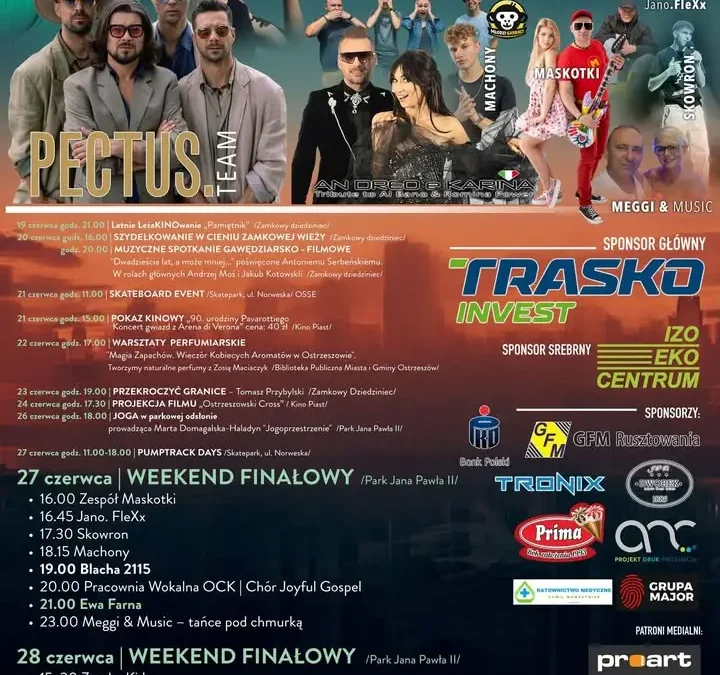 Weekend finałowy Dni Ziemi Ostrzeszowskiej 2026 już wkrótce