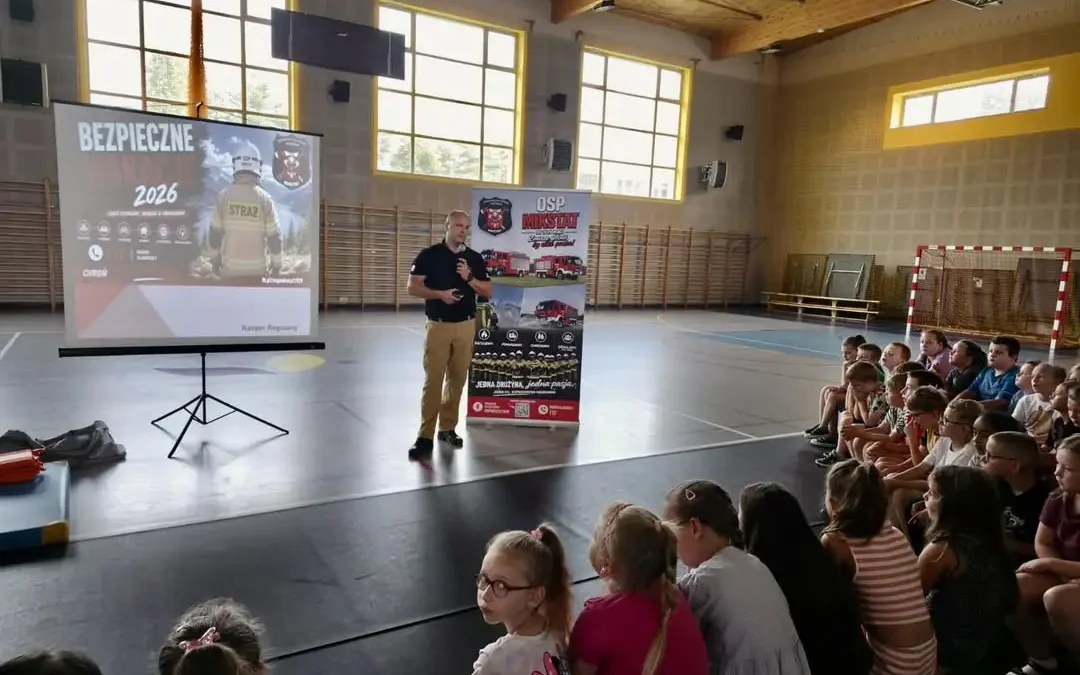 Bezpieczne Wakacje – OSP Mikstat edukuje uczniów