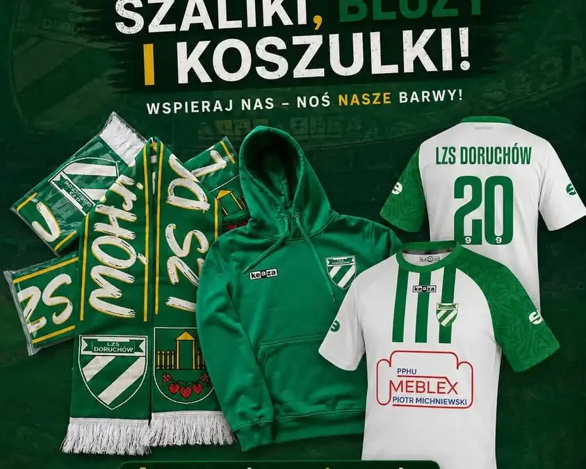 Kibicuj LZS Doruchów! Kup klubowe gadżety i wspieraj drużynę