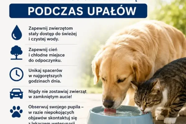 Upały – jak chronić zwierzęta? Praktyczne porady