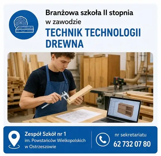 Od września nowe kierunki w Branżowej Szkole II stopnia – technik usług fryzjerskich i technik technologii drewna