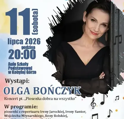 Koncert Olgi Bończyk w Kobylej Górze już w sobotę