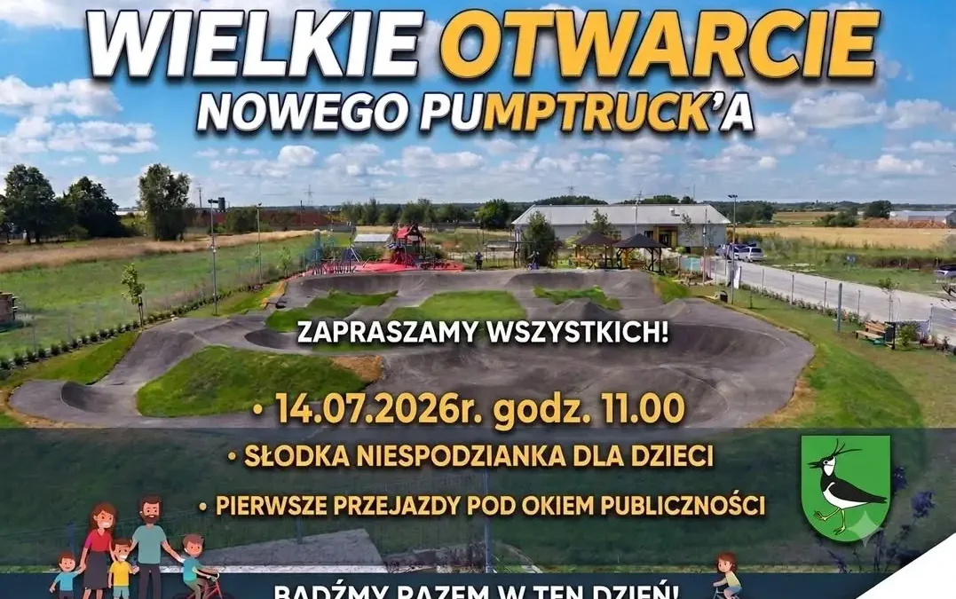 Nowy pumptrack w Czajkowie otwiera się 14 lipca