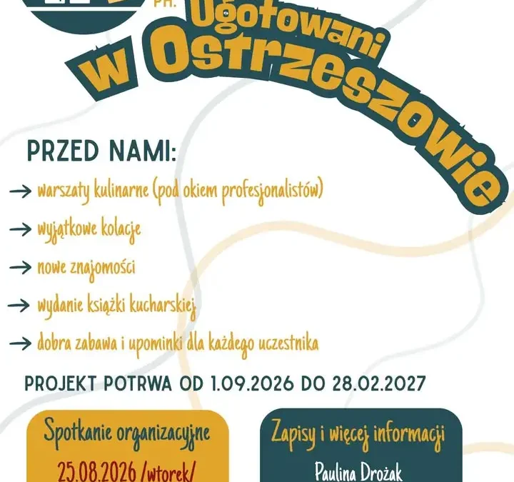 Projekt dla młodzieży w Ostrzeszowie – dołącz do wyjątkowego przedsięwzięcia