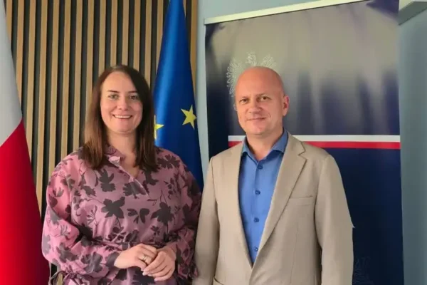 Wójt i wicewojewoda rozmawiali o bezpieczeństwie mieszkańców gminy