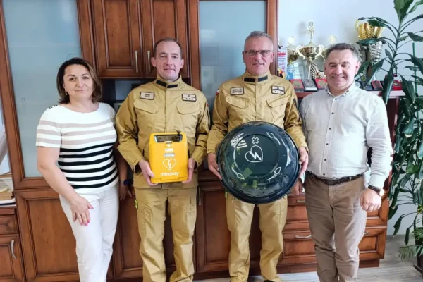 OSP Mielcuchy wzbogaciło się o defibrylator AED
