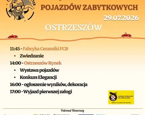 Zabytkowe pojazdy zjadą na rynek w Ostrzeszowie – zaproszenie na środę