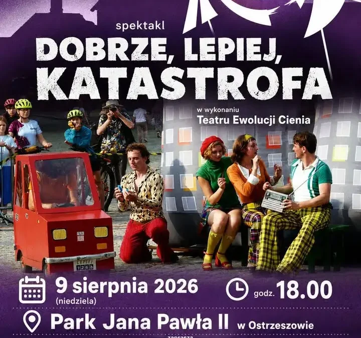 Teatr plenerowy w Parku Jana Pawła II – komedia o dekadzie Gierka