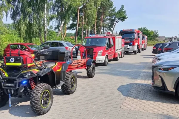 Święto patrona kierowców – OSP Ostrzeszów uczestniczyło w poświęceniu pojazdów