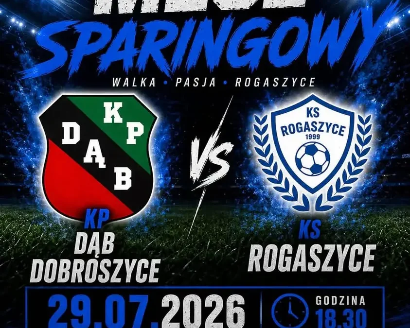 KS Rogaszyce wygrywa na wyjeździe z Dębem Dobroszyce 2-1