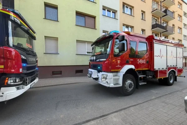 Czujka tlenku węgla uruchomiła się w bloku na os. Zamkowym w Ostrzeszowie