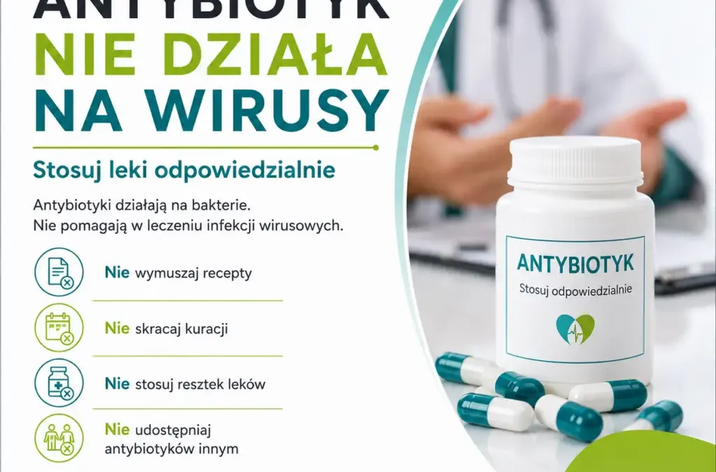 Antybiotyki tylko na bakterie – jak dbać o skuteczność leczenia?
