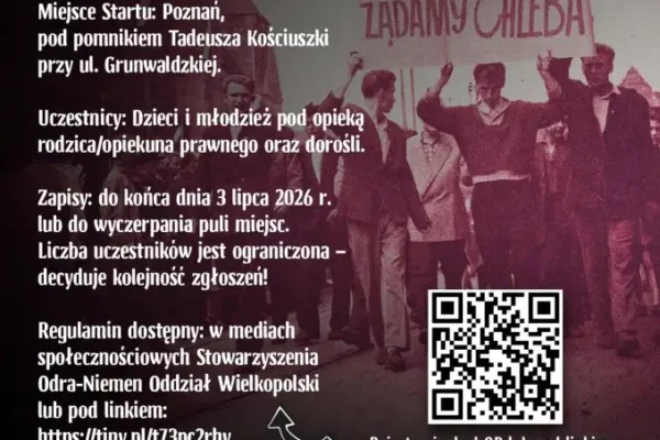 III edycja Gry Miejskiej „Chleba i Wolności” upamiętni Poznański Czerwiec 1956