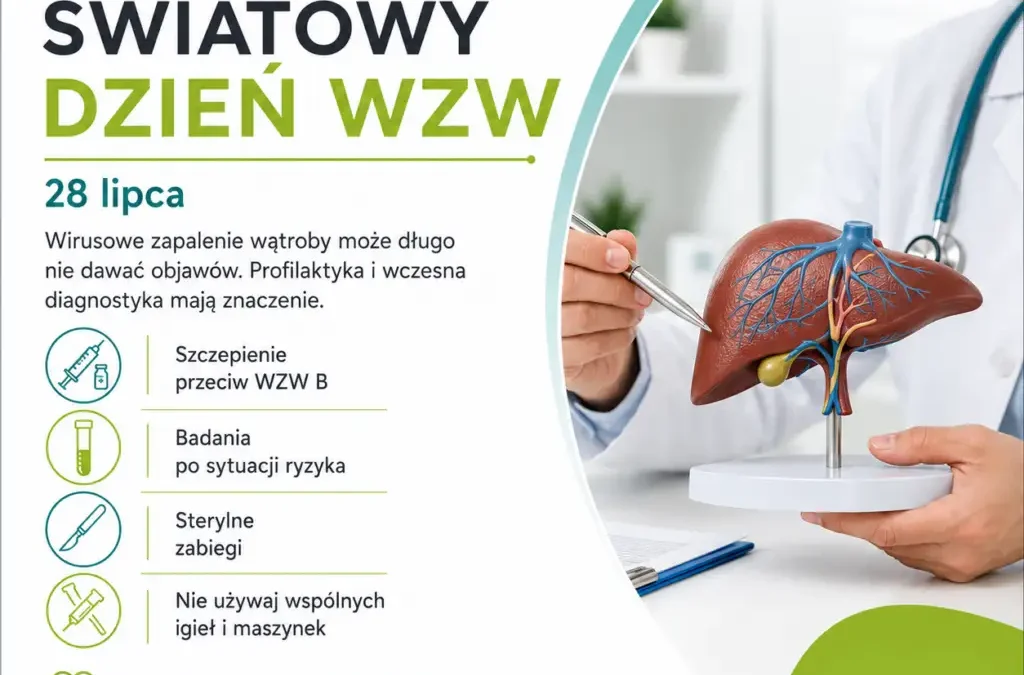 Światowy Dzień Wirusowego Zapalenia Wątroby – profilaktyka ratuje życie