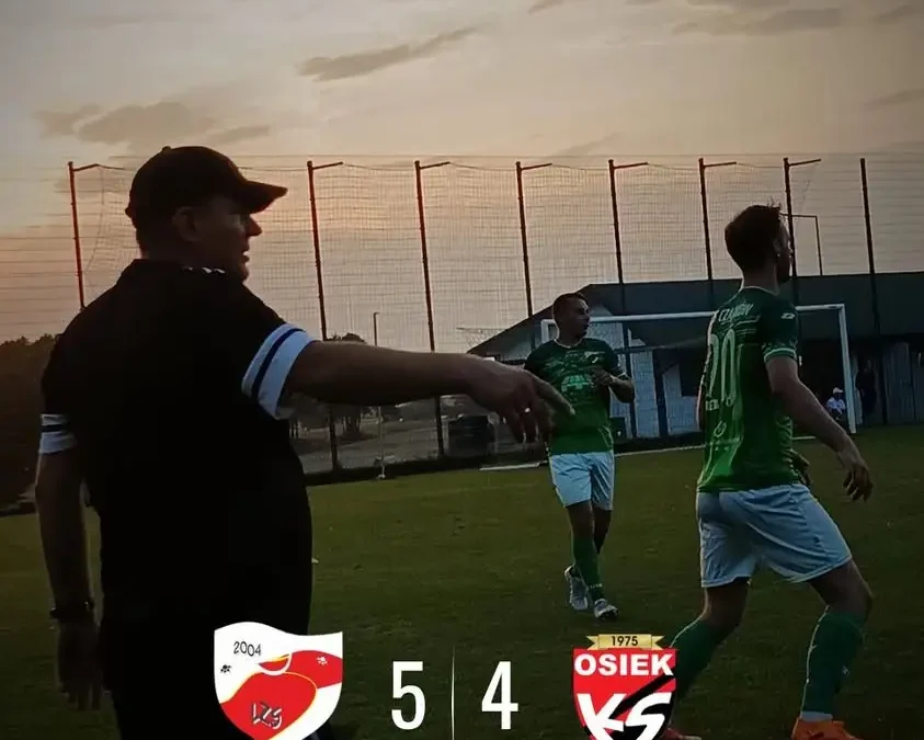 LZS Czajków wygrywa sparing z KS Osiek 5:4