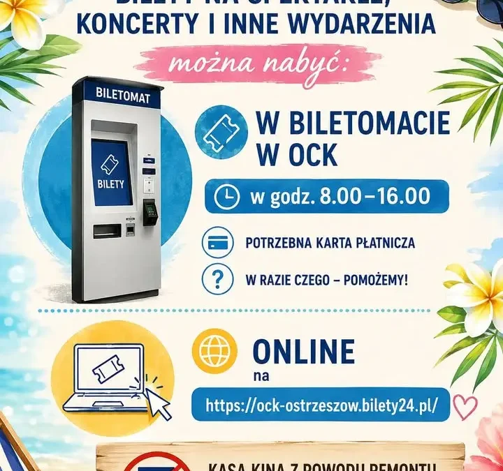 Kino Piast w remoncie – kasa nieczynna, bilety kupisz w biletomacie i online