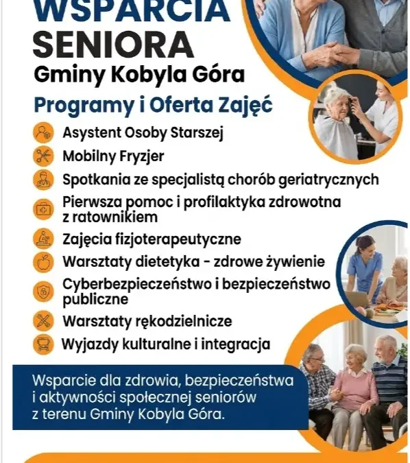 Centrum Wsparcia Seniora w Kobylej Górze – nowe miejsce dla seniorów