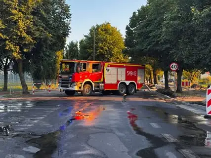 OSP Ostrzeszów zabezpieczała trasę VII Biegu Ulicznego