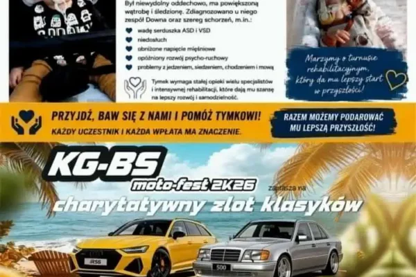 Charytatywny Zlot Klasyków dla Tymka – 22–23 sierpnia w Gminie
