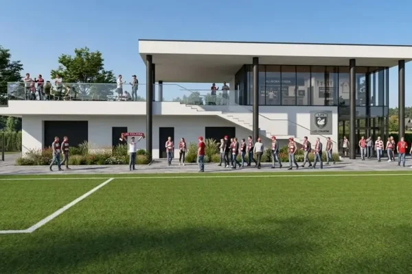 Czajków: Murowany budynek klubowy z tarasem widokowym zastąpi kontenery