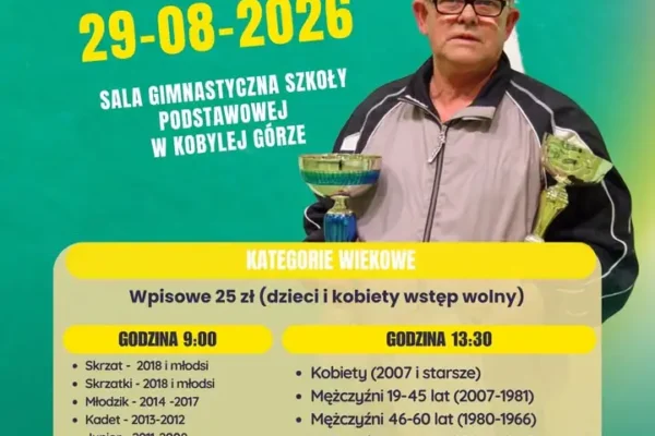 Ogólnopolski Memoriał im. Jerzego Przygody w Tenisie Stołowym – zaproszenie