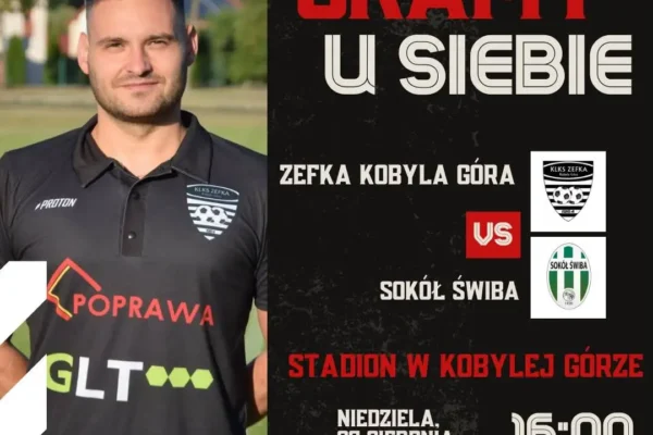 Zefka Kobyla Góra podejmuje Sokół Świba w 2. kolejce – niedziela, godz. 16:00