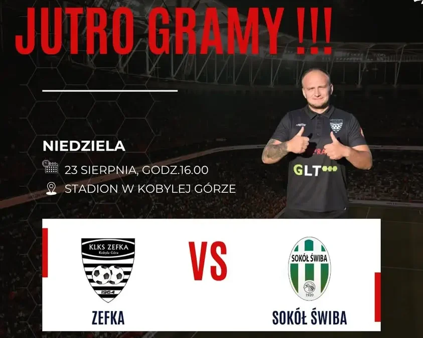 Jutro pierwszy mecz u siebie! Sokół Świba rywalem w Kobylej Górze