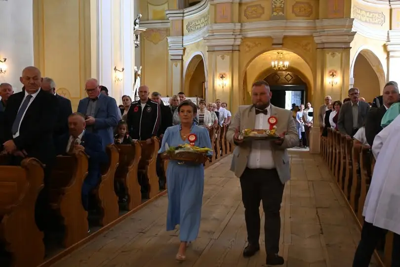 Dożynki powiatowo-gminne w Grabowie nad Prosną – podziękowania dla rolników