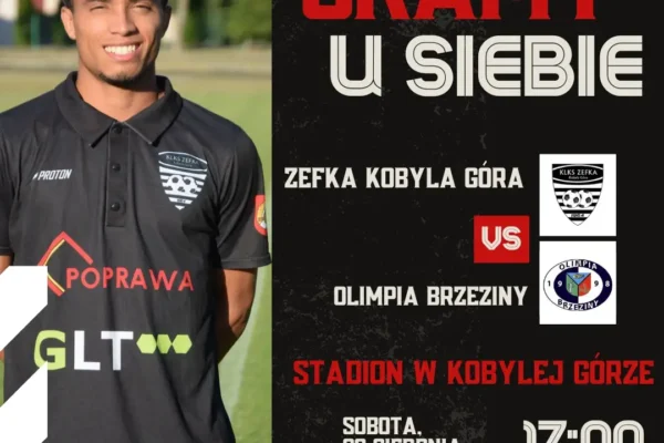 Zefka Kobyla Góra podejmie Olimpię Brzeziny – walka o pierwsze punkty