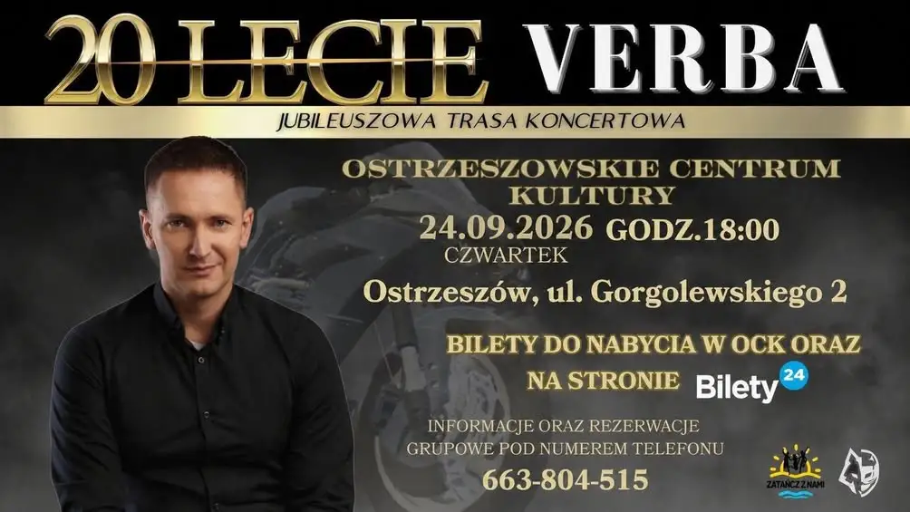 Koncert VERBA w Ostrzeszowie: jubileusz 20-lecia już 24 września