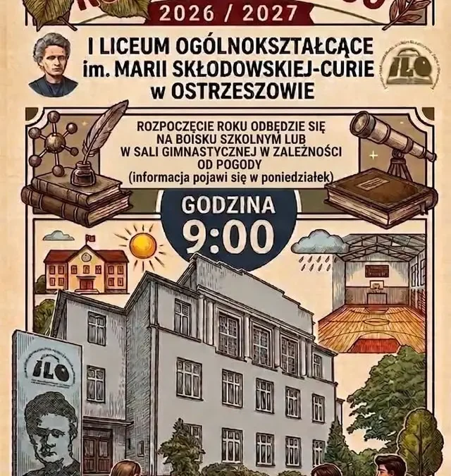 Uroczyste rozpoczęcie roku szkolnego w Liceum Ogólnokształcącym w Ostrzeszowie