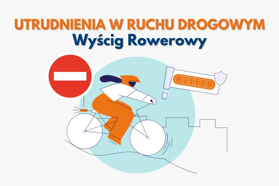 Utrudnienia w ruchu podczas Wyścigu Rowerowego Baszta GRAVEL 30 sierpnia