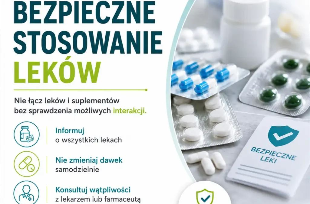 Bezpieczne stosowanie leków – praktyczne wskazówki dla pacjentów