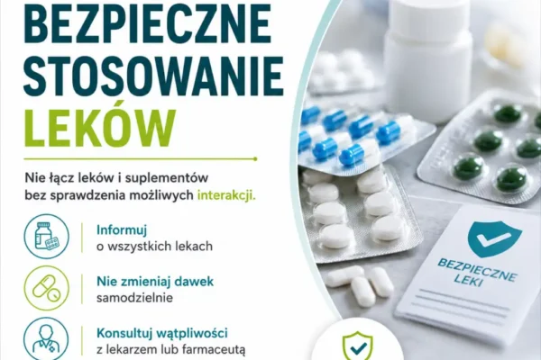 Bezpieczne stosowanie leków – praktyczne wskazówki dla pacjentów