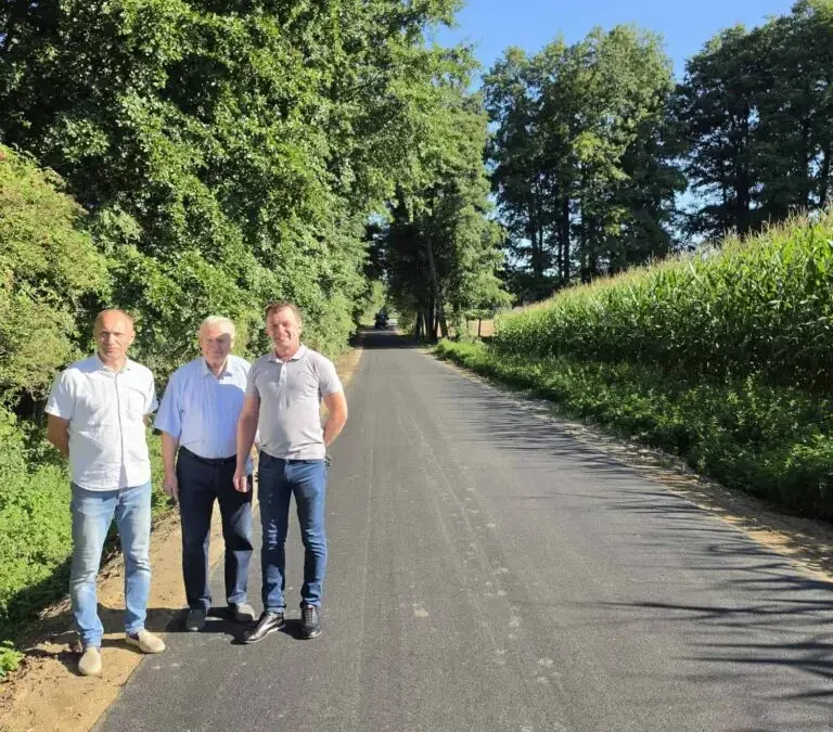 Zakończono modernizację drogi w Biskupicach Zabarycznych