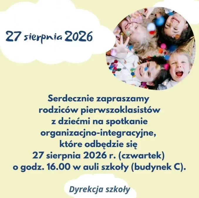 Spotkanie rodziców pierwszoklasistów w Grabowie nad Prosną