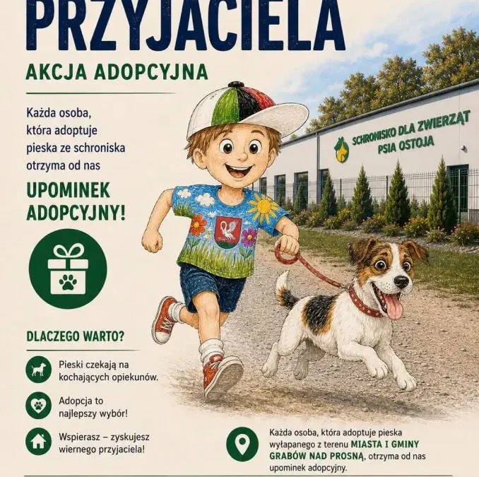 Międzynarodowy Dzień Psa – adoptuj czworonoga ze schroniska w Grabowie nad Prosną