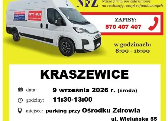 Bezpłatne badania wzroku w Kraszewicach – zaproszenie dla mieszkańców