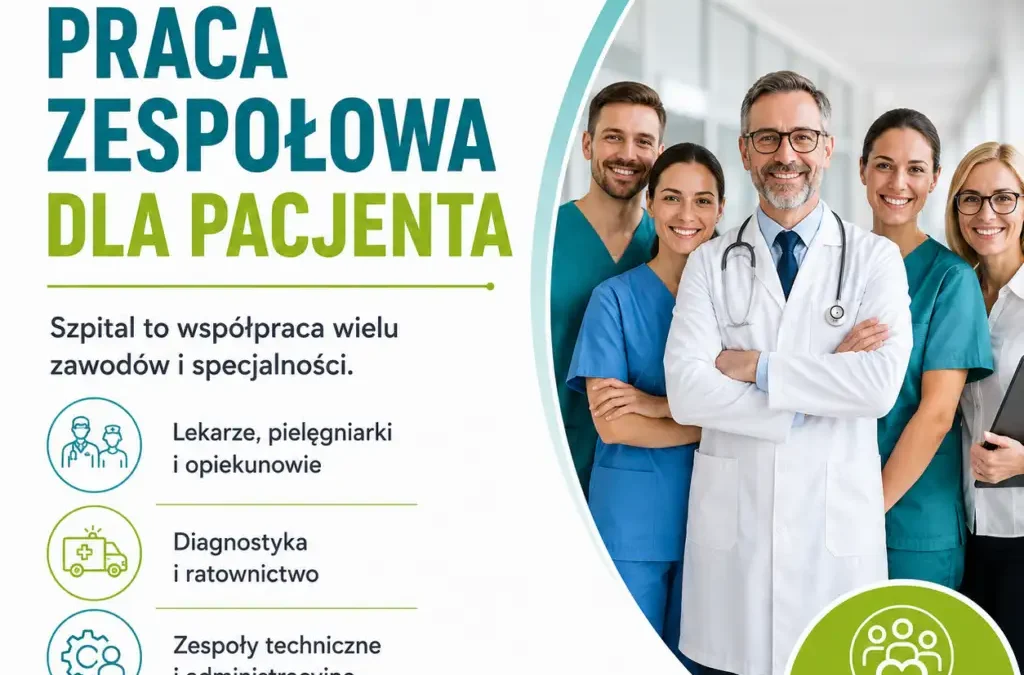 Praca zespołowa w szpitalu w Ostrzeszowie – fundament bezpieczeństwa pacjentów
