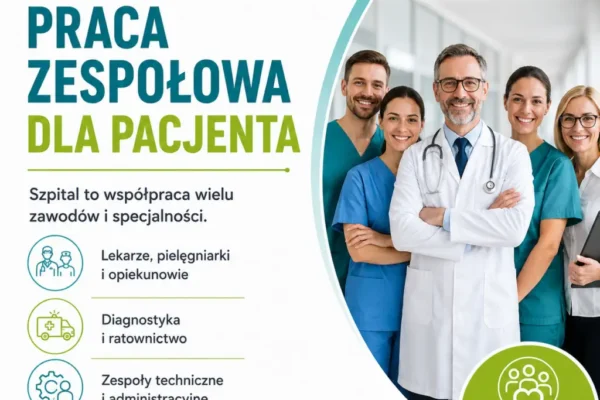 Praca zespołowa w szpitalu w Ostrzeszowie – fundament bezpieczeństwa pacjentów