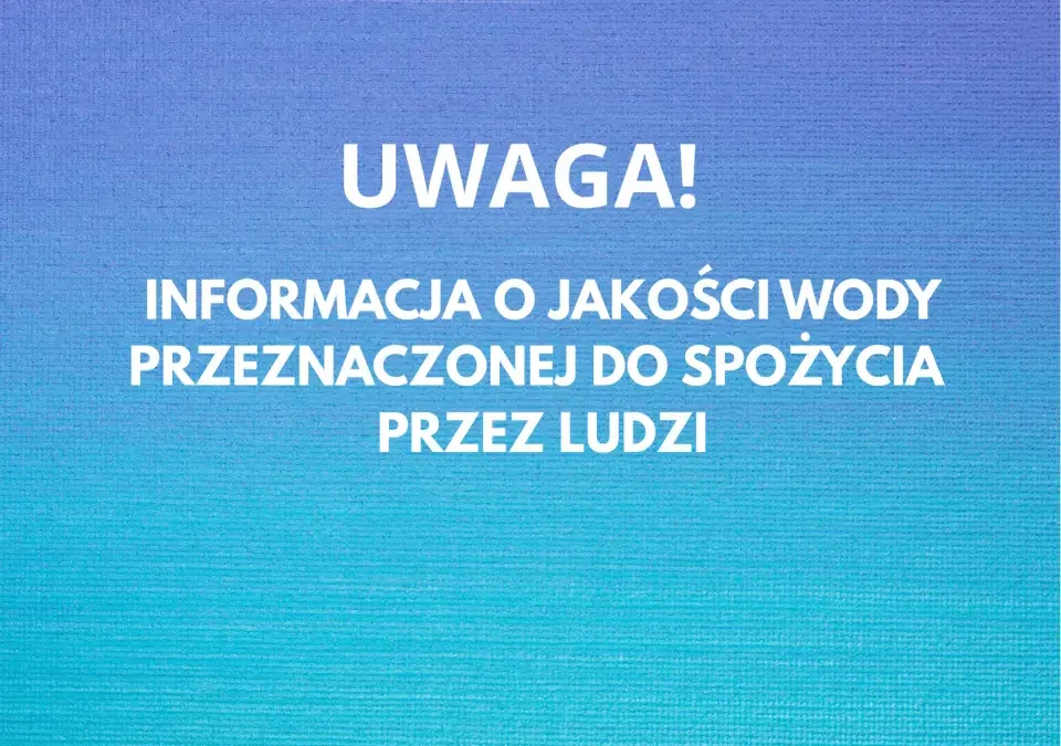 Uwaga mieszkańcy gminy Grabów nad Prosną i Kraszewic: woda z kranu wymaga przegotowania