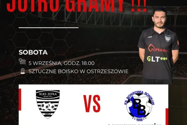 Zefka zagra z Bonikowią na sztucznym boisku w Ostrzeszowie