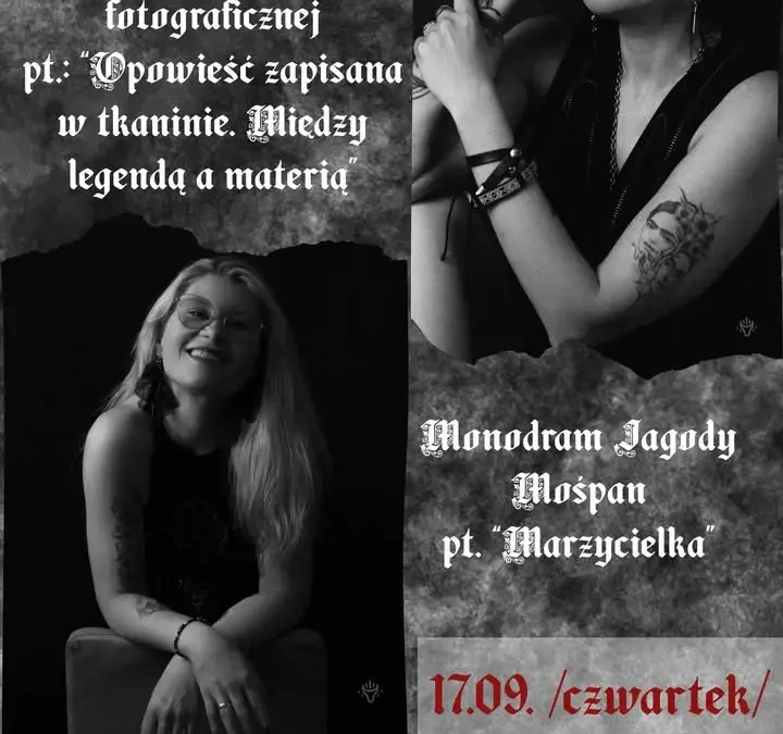 Fotograficzna podróż w słowiańskie legendy i monodram w bibliotece w Ostrzeszowie