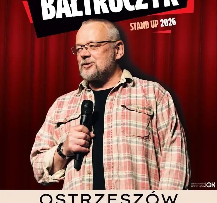 Piotr Bałtroczyk wystąpi w Ostrzeszowie – jesienny wieczór z humorem w OCK