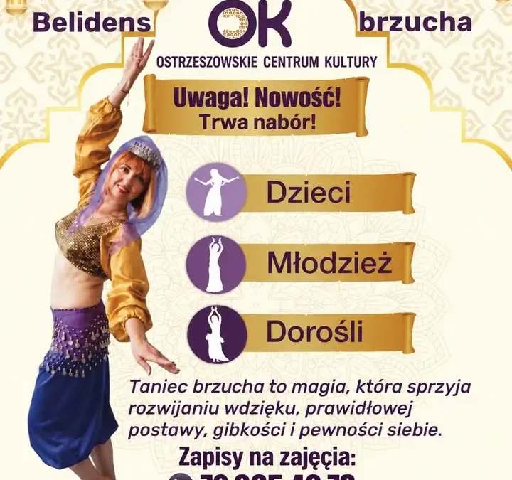 Taniec brzucha nowością w ofercie Ostrzeszowskiego Centrum Kultury