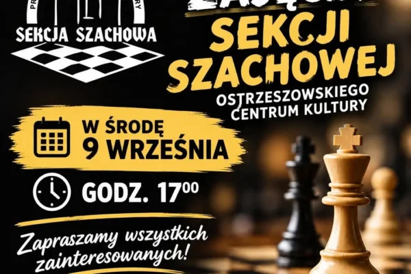 Rusza nowy sezon szachowy w OCK Ostrzeszów – pierwsze spotkanie już jutro