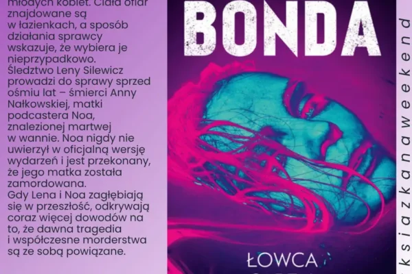 Książka na weekend: mroczny thriller o morderstwach w Warszawie polecany przez bibliotekę w Grabowie nad Prosną