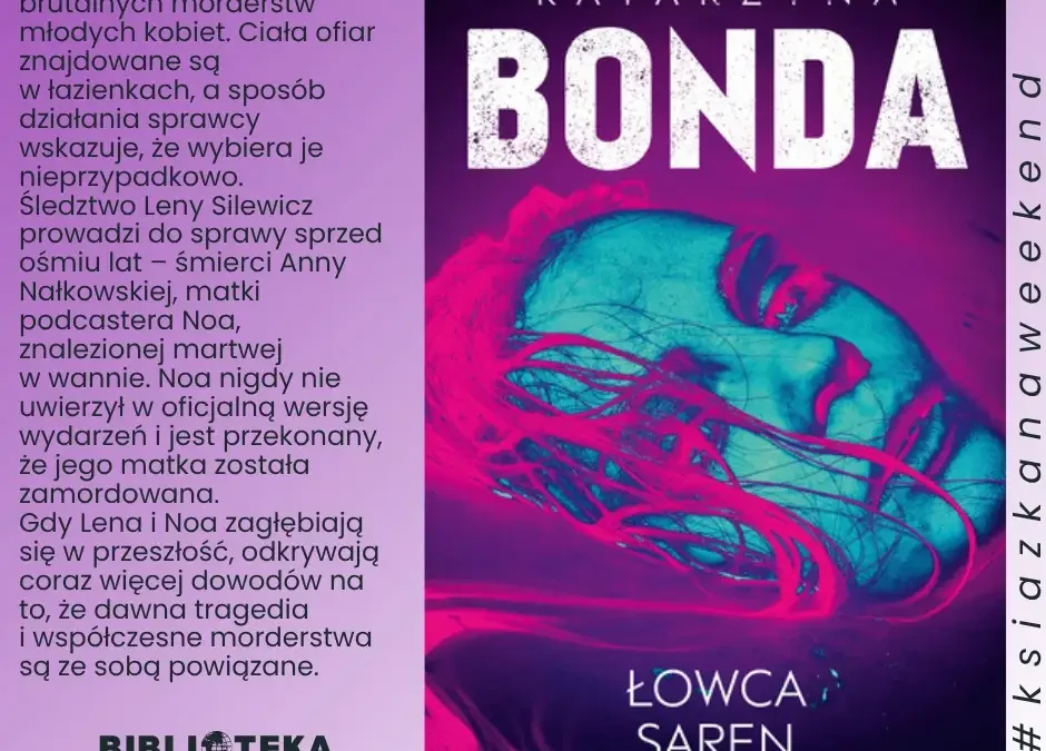 Książka na weekend: mroczny thriller o morderstwach w Warszawie polecany przez bibliotekę w Grabowie nad Prosną