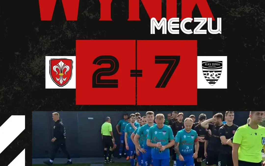 Zefka Mikstat rozbiła Lilię 7:2. Debiuty młodych zawodników